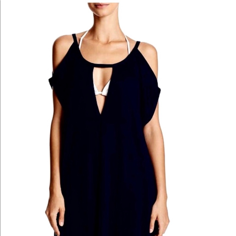 Like new Robin Piccone Cold Shoulder Cover Calista up sz M Aline shape